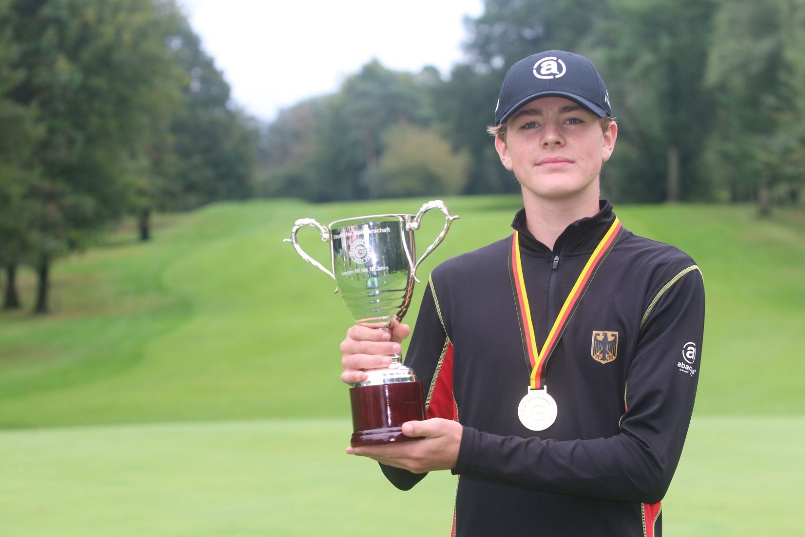 Peer Wernicke vom GC Hubbelrath ist der neue Deutsche Meister der Altersklasse 16 der Jungen